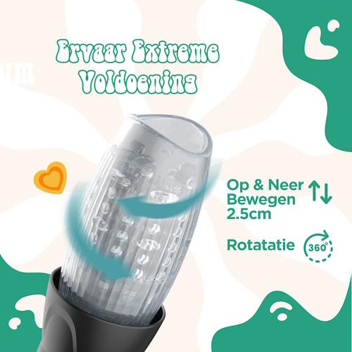 PureVibe Tornado Touch schwarz/grau masturbator
