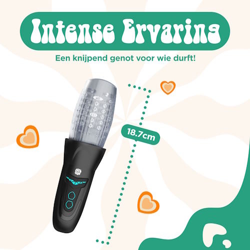 PureVibe Tornado Touch schwarz/grau masturbator