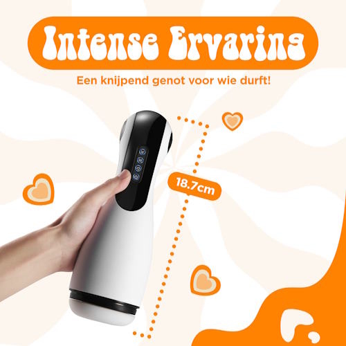 PureVibe Squeezing Seduction weiß/schwarz masturbator