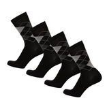 Bamboosa Steve schwarz/print socks