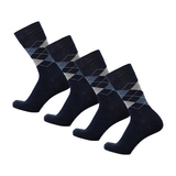 Bamboosa Steve navy-blau/print socks