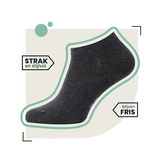 Bamboosa Jordan anthrazit trainer-socken