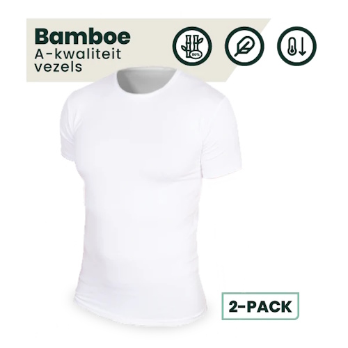 Bamboosa Austin weiß shirt