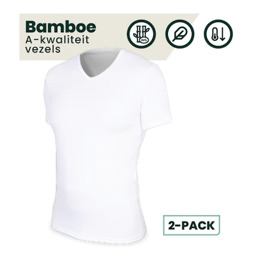 Bamboosa Austin weiß shirt