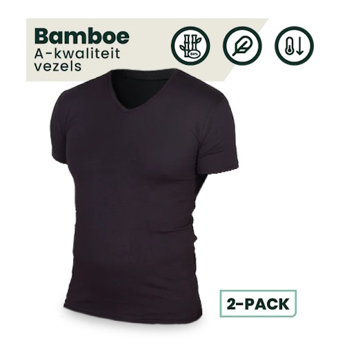 Bamboosa Austin schwarz shirt