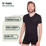 Bamboosa Austin schwarz shirt