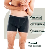 Bamboosa Lewis schwarz bambus boxershort