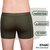 Bamboosa Lewis khaki bambus boxershort
