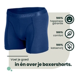 Bamboosa Lewis navy-blau bambus boxershort