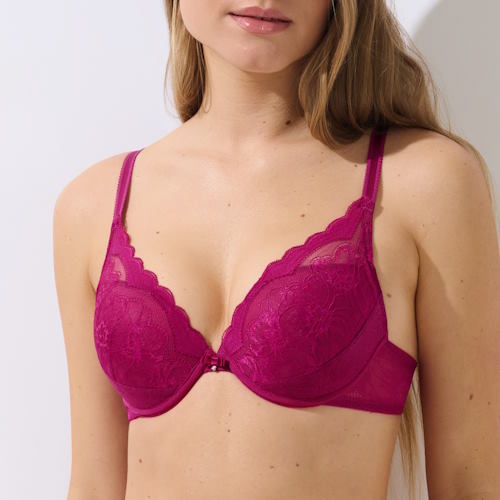 Lisca Evelyn fuchsie push up bh