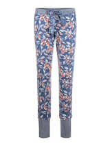 Charlie Choe Retro nights blau/print pyjamahose