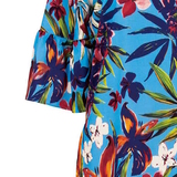 Anita Bademode Loja blau/print strandkleid