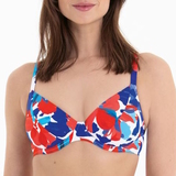 Rosa Faia Bademode Celine navy-blau/rot set