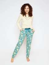 Charlie Choe Funky Nights grün/print pyjamahose
