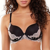 LingaDore black and cream schwarz vorgeformter bh