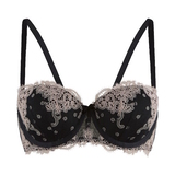 LingaDore black and cream schwarz vorgeformter bh