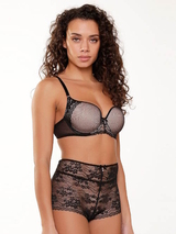 LingaDore Depths of black lingerie schwarz hoher slip