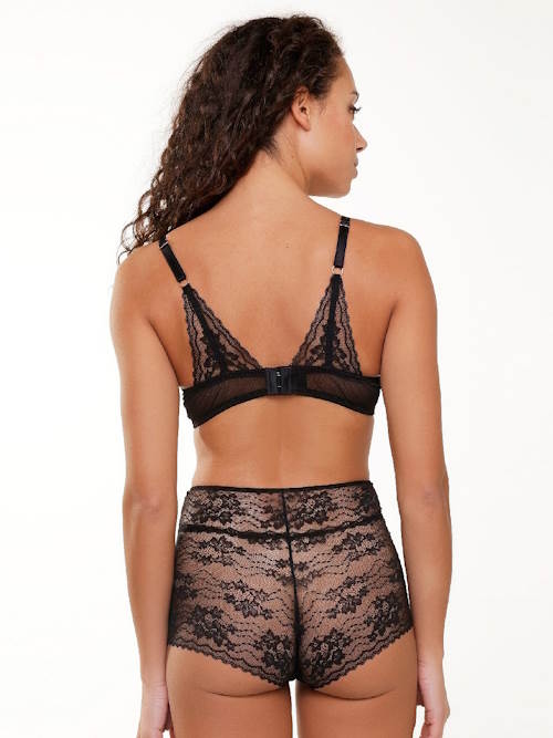 LingaDore Depths of black lingerie schwarz hoher slip