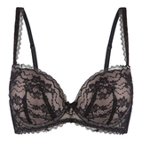 LingaDore Depths of black lingerie schwarz push up bh