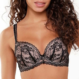 LingaDore Depths of black lingerie schwarz push up bh