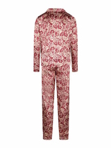 Charlie Choe Flower Power weinrot pyjama