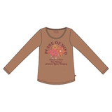 Charlie Choe Flower Power ocker gelb schlafshirt