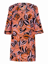 Anita Bademode Sedona orange/print tunika