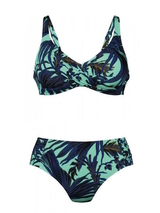 Anita Bademode Ottillie grün/print set