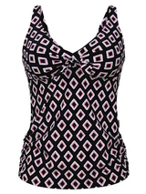 Anita Bademode Alina schwarz/print tankini set