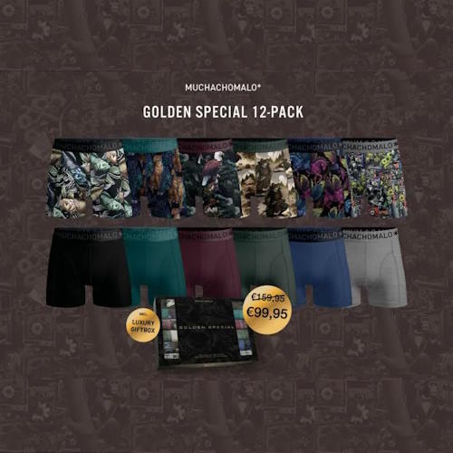 Muchachomalo Golden Special mehrfarbig boxershort