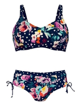 Anita Care Blue Summer schwarz/print prothesen-bikinioberteil