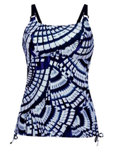 Anita Care Kimba blau/print prothesen-tankini