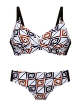 Anita Bademode Marnie schwarz/braun set