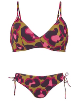 Rosa Faia Bademode Minou animal print set