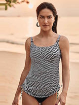 Anita Care Latina schwarz/weiß prothesen-tankini