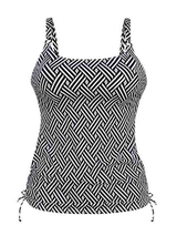 Anita Care Latina schwarz/weiß prothesen-tankini