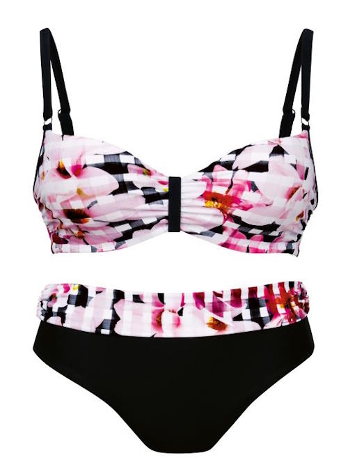 Anita Bademode Mavi schwarz/pink set