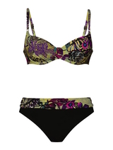 Anita Bademode Sole grün/print set