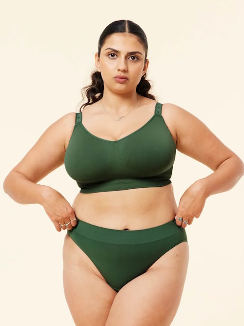 Kandiszucker Basic forest green slip