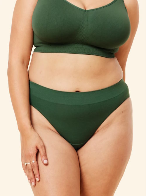 Kandiszucker Basic forest green slip