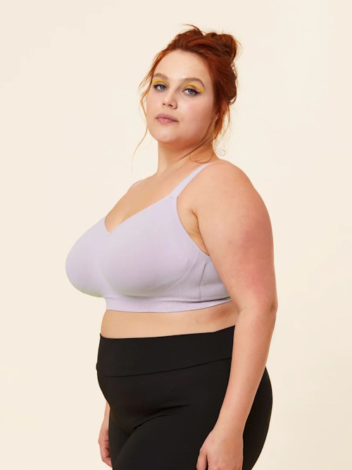 Kandiszucker Basic lavendel ohne bügel bh