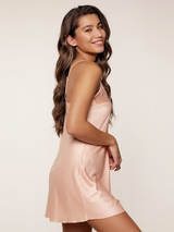 LingaDore Nacht Peach perfect pferzig slipdress