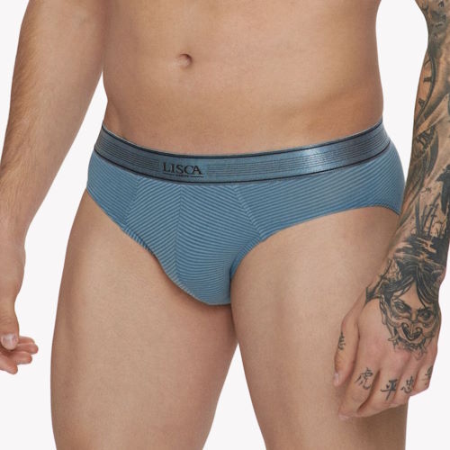 Lisca Heren Zeus blue smokey männer slip