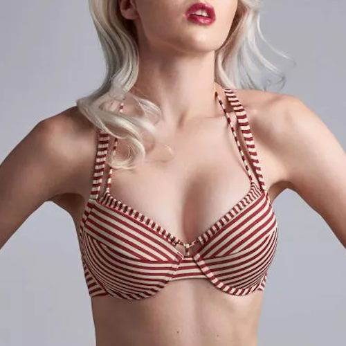 Marlies Dekkers Bademode Holi Vintage rot/print push up bikini bh