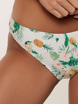 LingaDore Strand Tropical Botanic weiß/print bikini slip