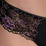 Rosa Faia Colette schwarz string