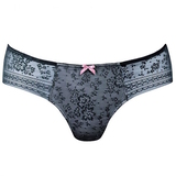 Rosa Faia Fleur anthrazit slip