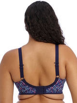 Elomi Energise navy-blau/print sport bh