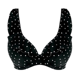 Freya Jewel Cove schwarz/print unwattierter bikini bh