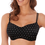 Freya Jewel Cove schwarz/weiß unwattierter bikini bh